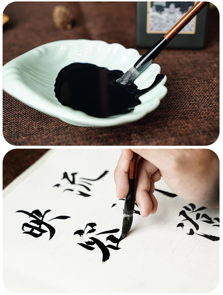 Yidege Professional Chinese Sumi Refined Ink Black Liquid Traditional Calligraphy Brush Painting 100g/250g/500g Writing Drawing - Sun Studio