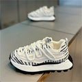 Spring and Autumn New Men's Shoes Thick soled Height Increasing Casual Shoes Comfortable and Breathable Running Sports Shoes - Sun Studio