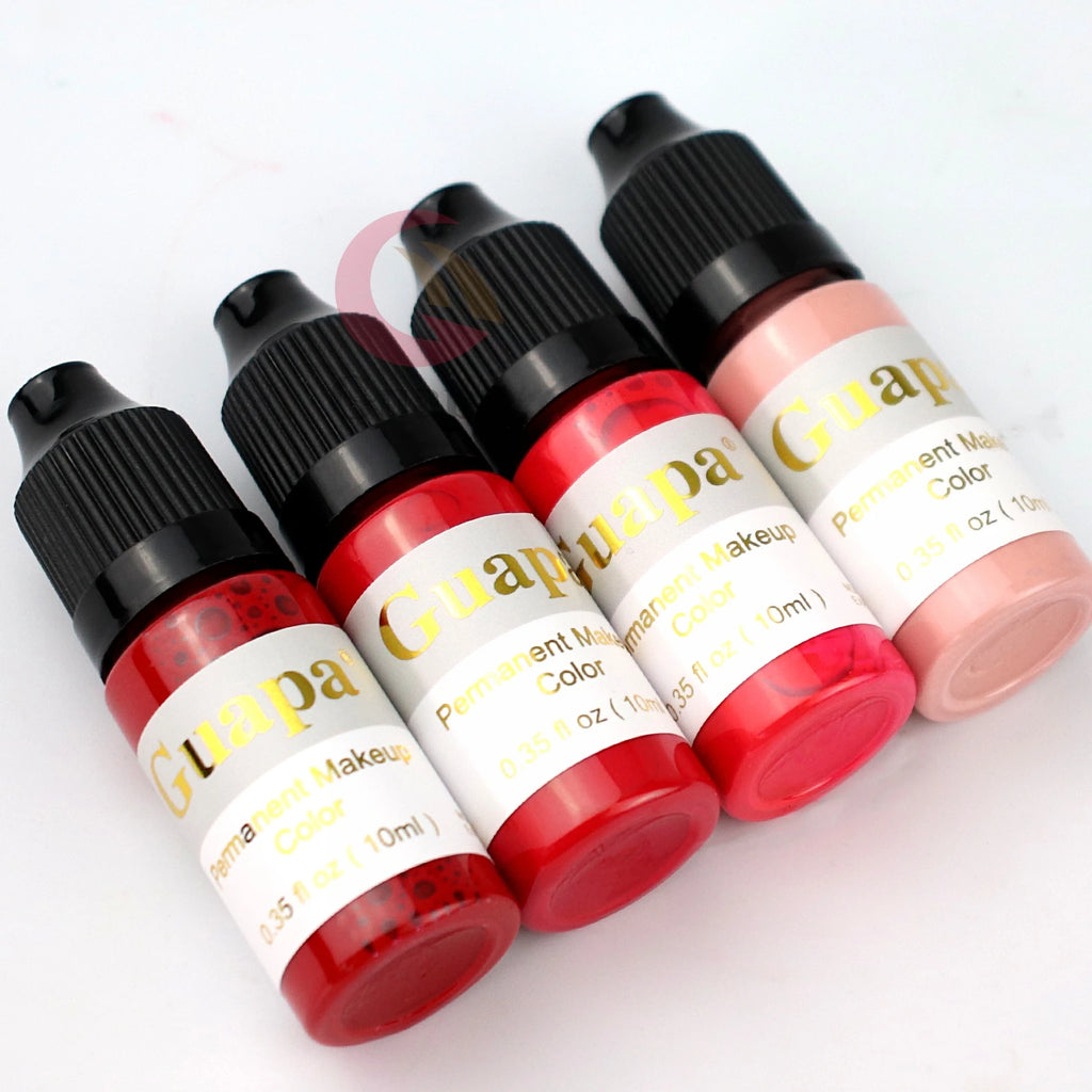 10ML Tattoo Ink Micro pigment Lip Eyebrow Permanent Makeup Pigment Tattoo Supplies for Tattoo Eyebrow Eyeliner Lip - Sun Studio