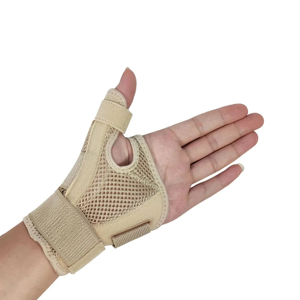 1PC Flexible Splint Wrist Thumb Support Brace for Tendonitis Arthritis Breathable Thumb Protector Guard Fits Right and Left Hand - Sun Studio