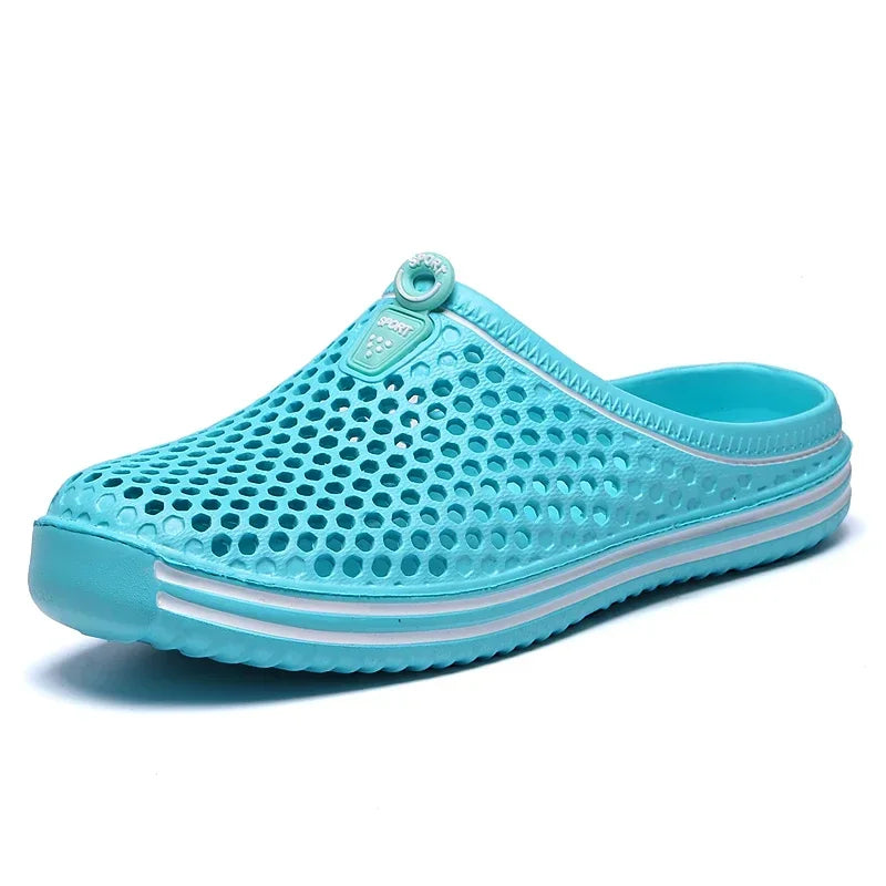 YRZL Sommer Herren Sandalen Leichte EVA Herren Freizeit Schuhe Lochschuhe Clogs Liebhaber Zuhause Garten Outdoor Männliche Strand Flache Hausschuhe
