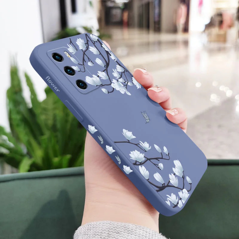 Tree Branch Phone Case For Huawei P40 P50 P30 P20 Pro Lite Nova 5t Y7A Mate 40 30 20 Pro Lite Liquid Silicone Cover - Sun Studio