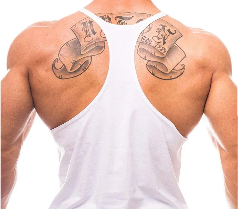 Gym Man Workout Bodybuilding Shirt Men Singlets Stringer Undershirt Vests Tank Top Vest Men's Brand Clothes Clothing Muscle Gyms - Sun Studio