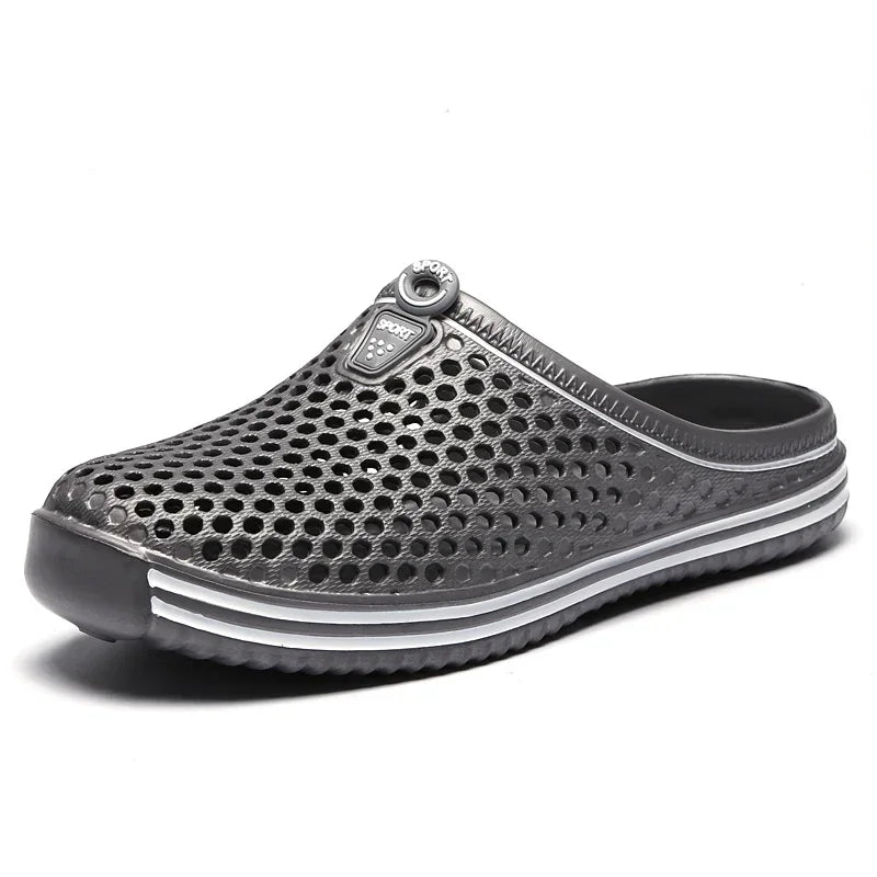 YRZL Sommer Herren Sandalen Leichte EVA Herren Freizeit Schuhe Lochschuhe Clogs Liebhaber Zuhause Garten Outdoor Männliche Strand Flache Hausschuhe