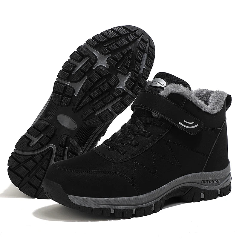 Men Top Quality Casual Snow Boots Waterproof Warm Winter Shoes Men Hiking Boots Outdoor Mountain Climbing Sneaker Man Trekking - Sun Studio