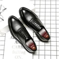 British Pointed Toe Business Leather Shoes Fashion Casual Black Large Size 38-47 Formal Shoes Handsome Office Worker Men's Shoes - Sun Studio