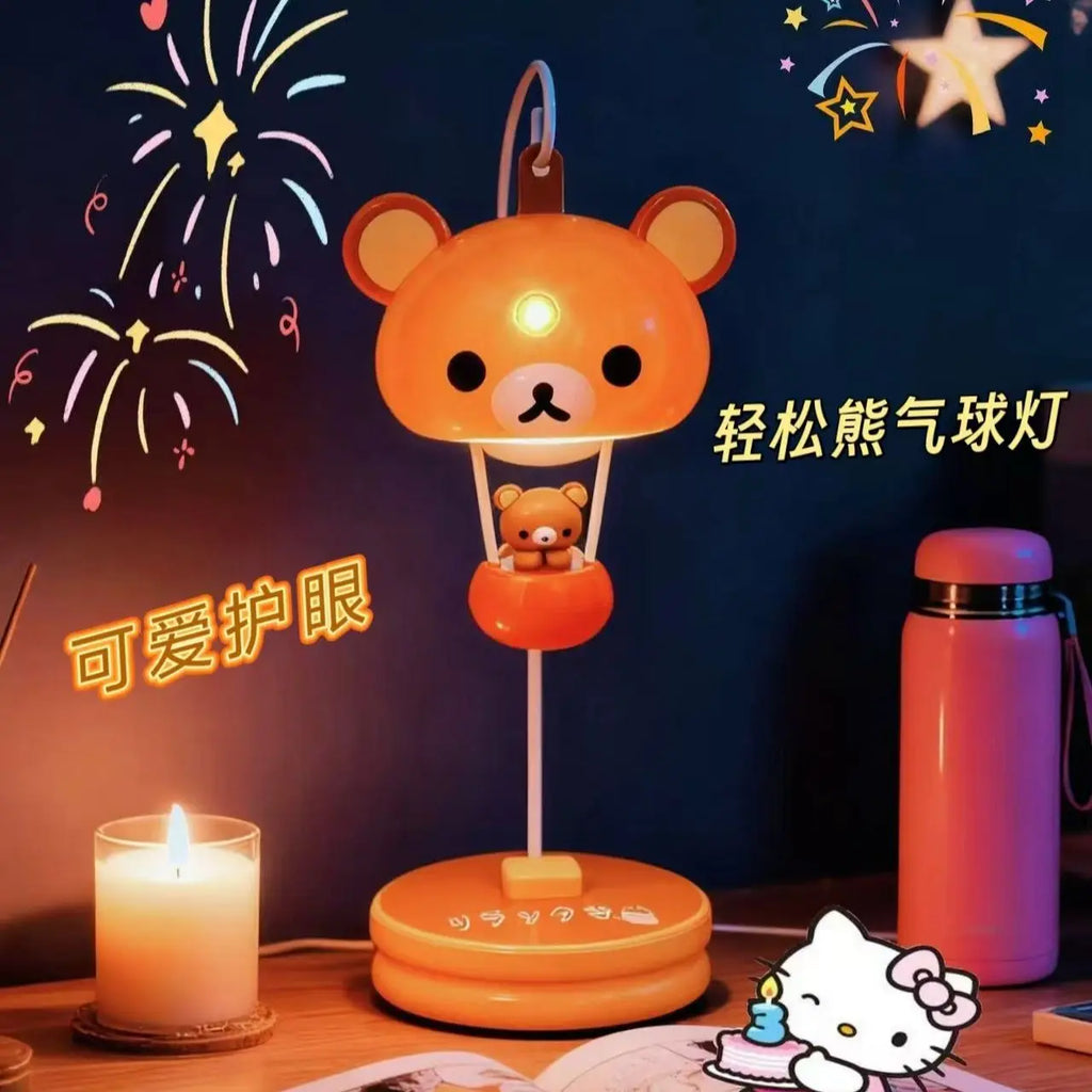 Rilakkuma Balloon Light Cute Sanx Forest Decorative Balloon Lamp Cartoon Night Light Relaxing Bear Theme Creative Home Decor - Sun Studio