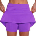 Fitness Sports Skirt Shorts High Waist Breathable Running Tennis Golf Shorts with Pockets Casual Slim Knee-Length Bottoms - Sun Studio