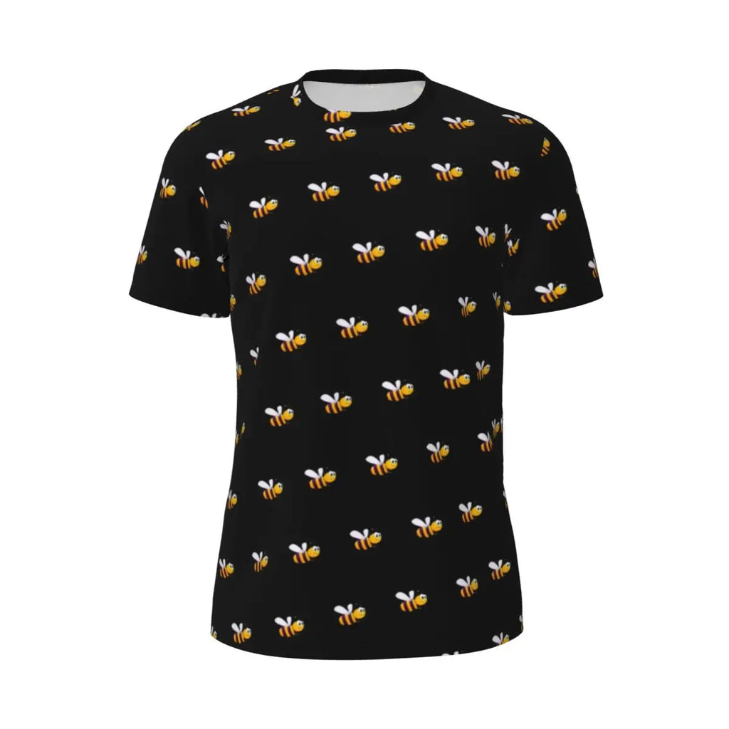 Gym T Shirt For Mens Retro Dots And Stripes T Shirts Fashion Blue Line Design Summer Tees O Neck Basic Graphic Clothes Plus Size