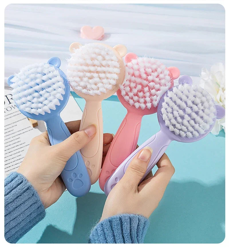 2pcs Set Baby Care Comb Anti-scratch Boy Girl Hairbrush Kids Combs Newborn Hair Brush Infant Comb Head Massager - Sun Studio