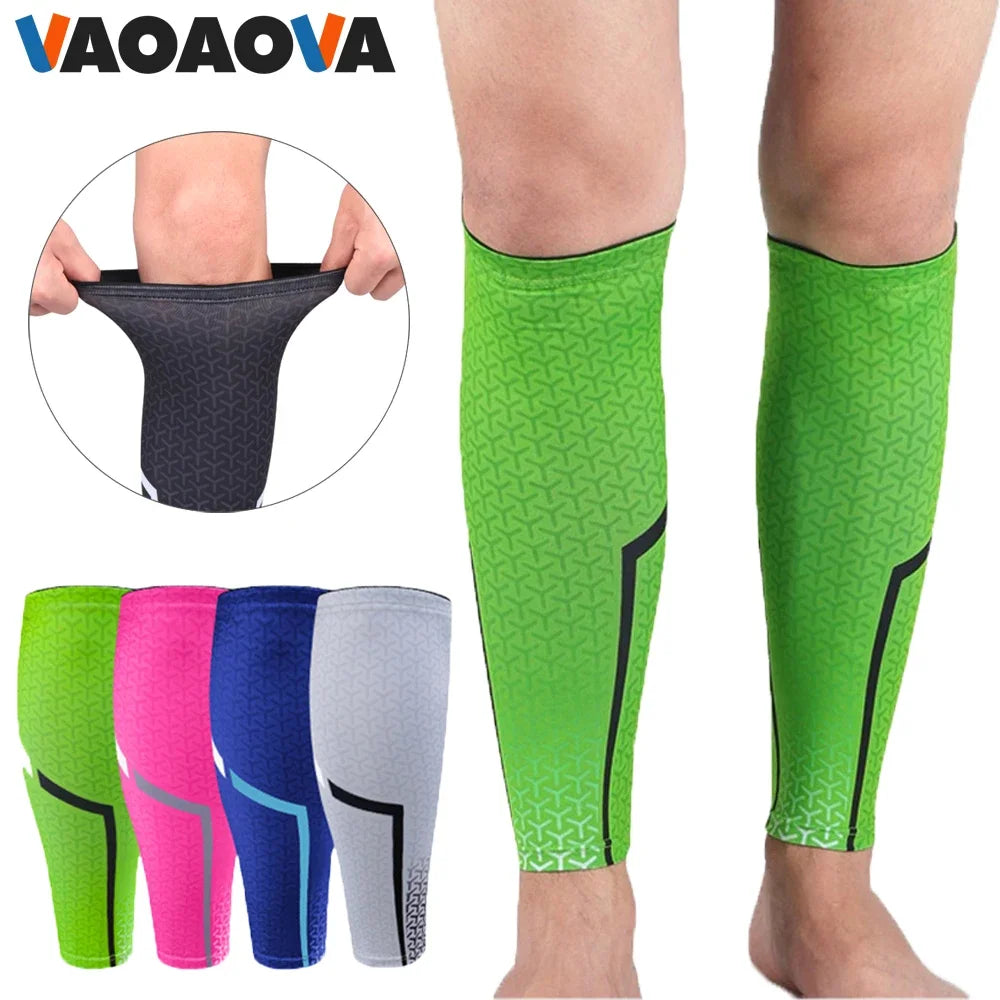 1Pair Calf Compression Sleeves Shin Splints Leg Warmers Basketball Gym Running Football Cycling Breathable Sport Equipment Socks - Sun Studio