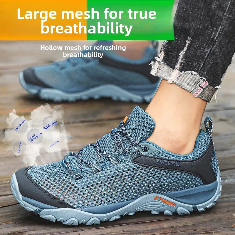 Paul 2026 New 571 Water Shoes Men's Casual Shoes Single Lace Youth Hollow Mesh Shoes Breathable Comfortable Fashionable - Sun Studio