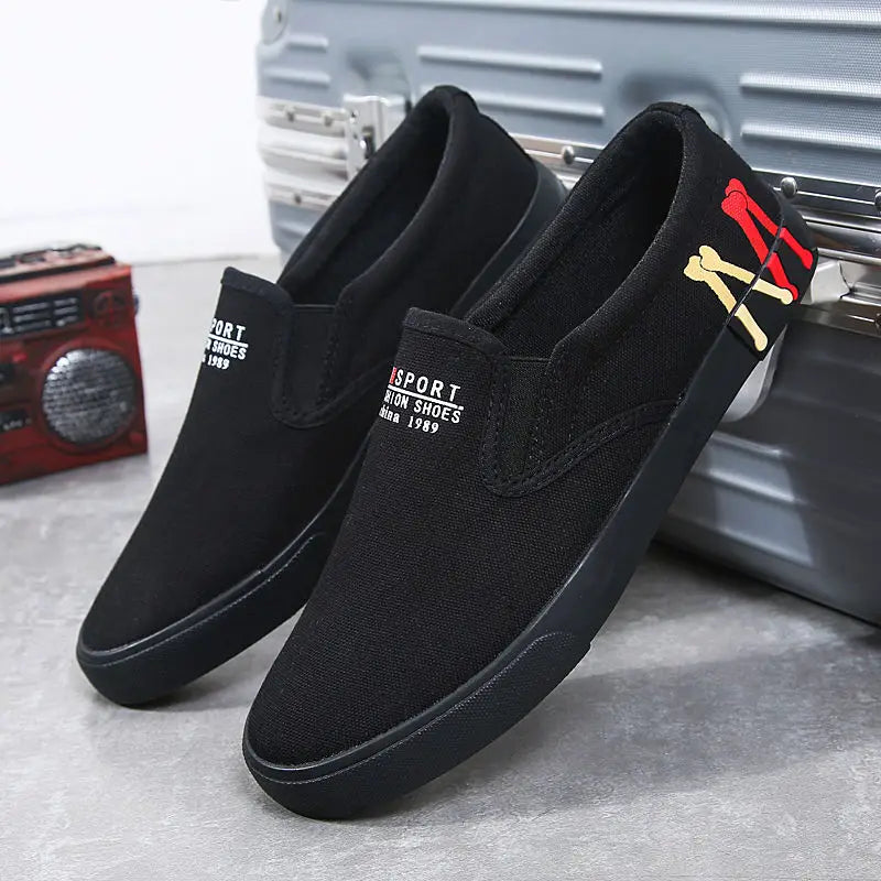 2023 Neue Leinenschuhe Herren Sommer Klassische Slipper Herren Freizeit Schuhe Atmungsaktive Bequeme Flache Herren Schuhe Sneakers Übergröße 47