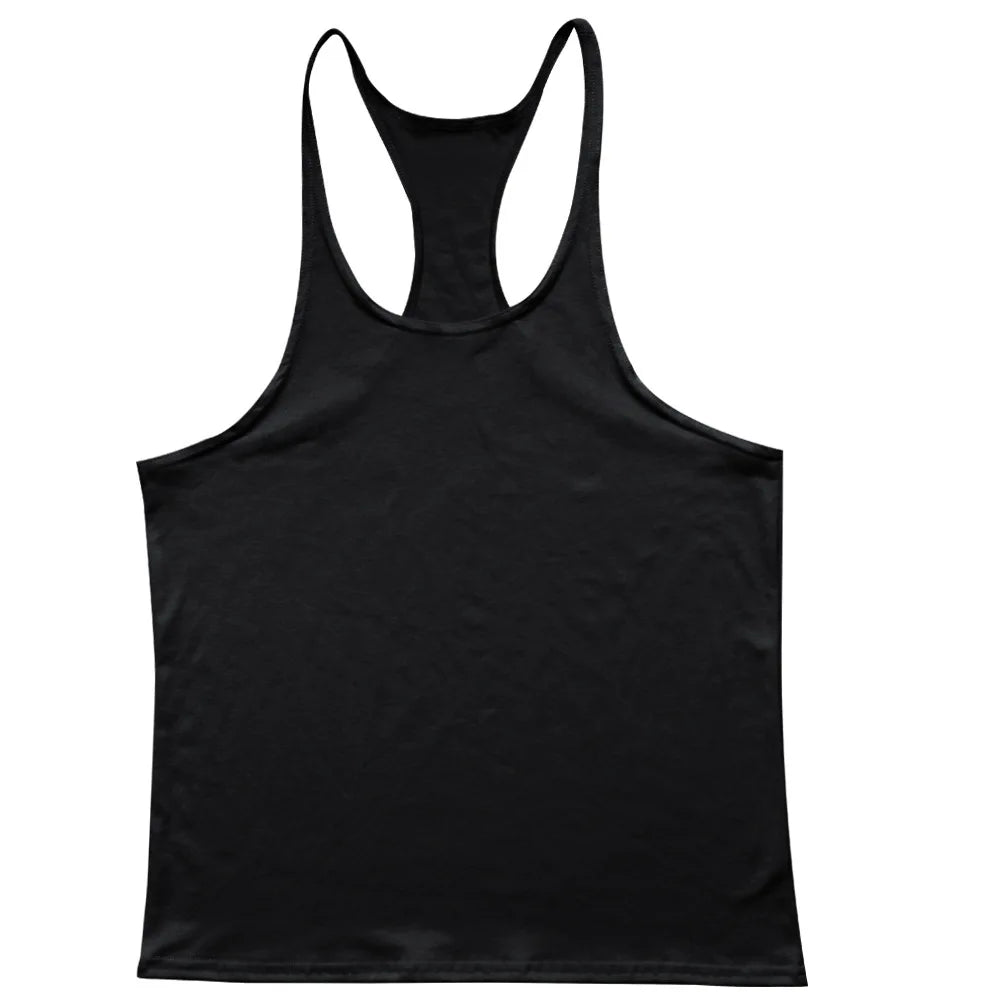 Men's Sports Gym Fitness Tank Top Y Back Fitness Lightweight Shoulder Strap Muscle Fit Tight Fitness Limit T-shirt - Sun Studio