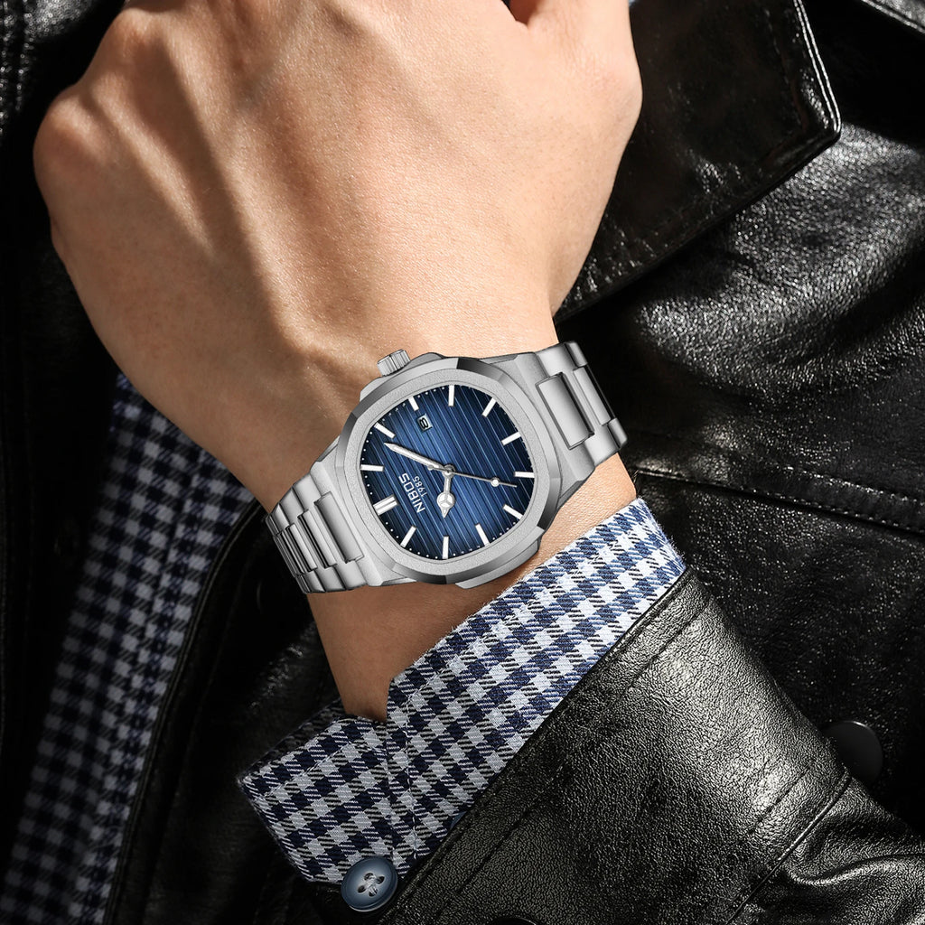 NIBOSI Fashion Men's Watches Top Brand Luxury Style Date Business Men Watch Luminous Waterproof Analog Quartz Wristwatch Reloj - Sun Studio