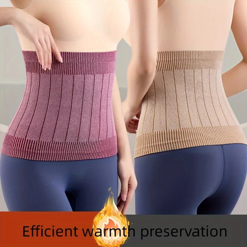 Postpartum Shapewear Waistband, High Elasticity Knitted, Spandex & Nylon Blend, for Abdominal Compression, Back Support, Warmth - Sun Studio