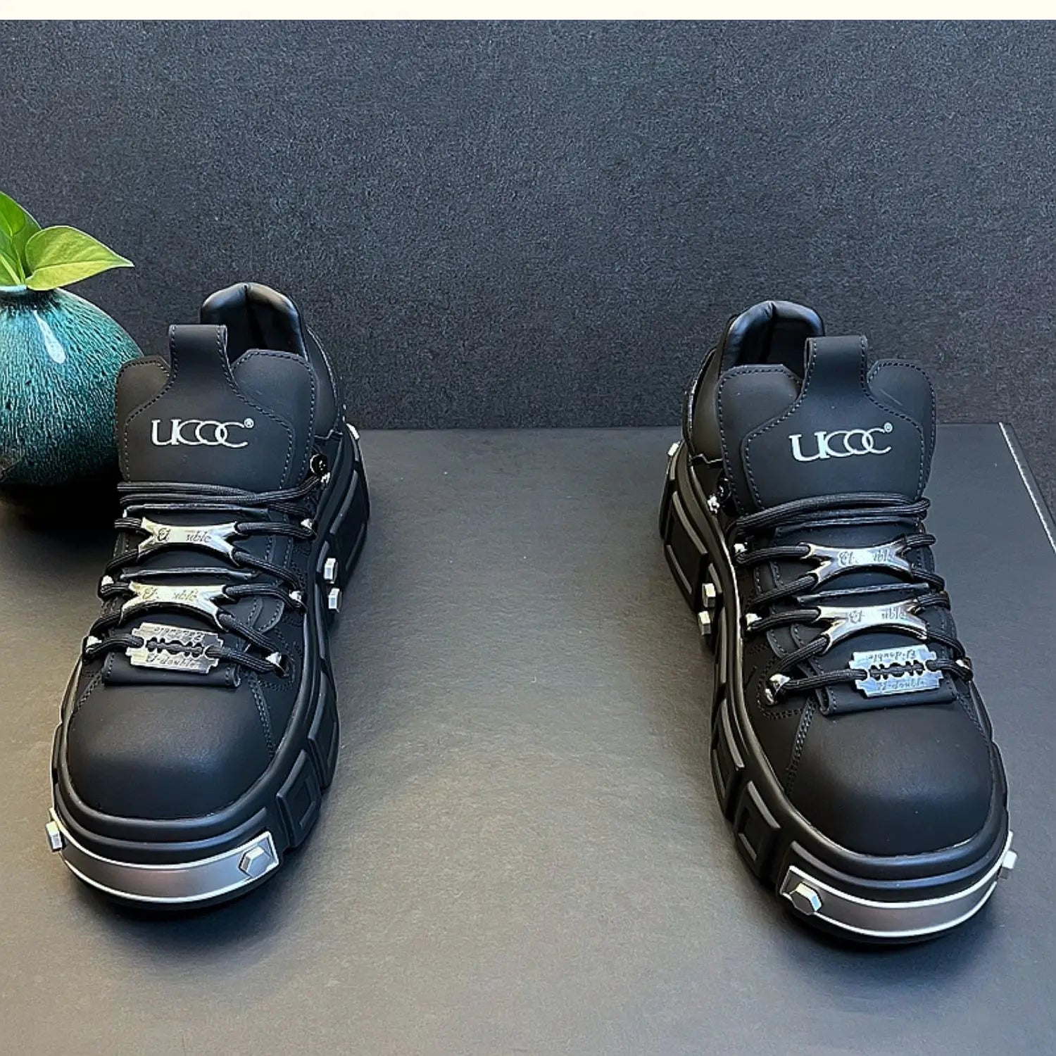 Spring and Autumn New Quality Men's Shoes Thick soled Height Increasing Casual Shoes Mountaineering Travel Outdoor Sports Shoes - Sun Studio