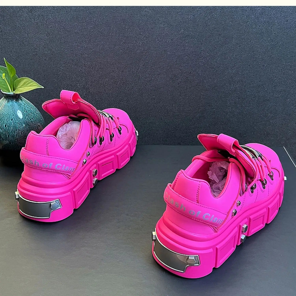 Spring and Autumn New Quality Men's Shoes Thick soled Height Increasing Casual Shoes Mountaineering Travel Outdoor Sports Shoes - Sun Studio