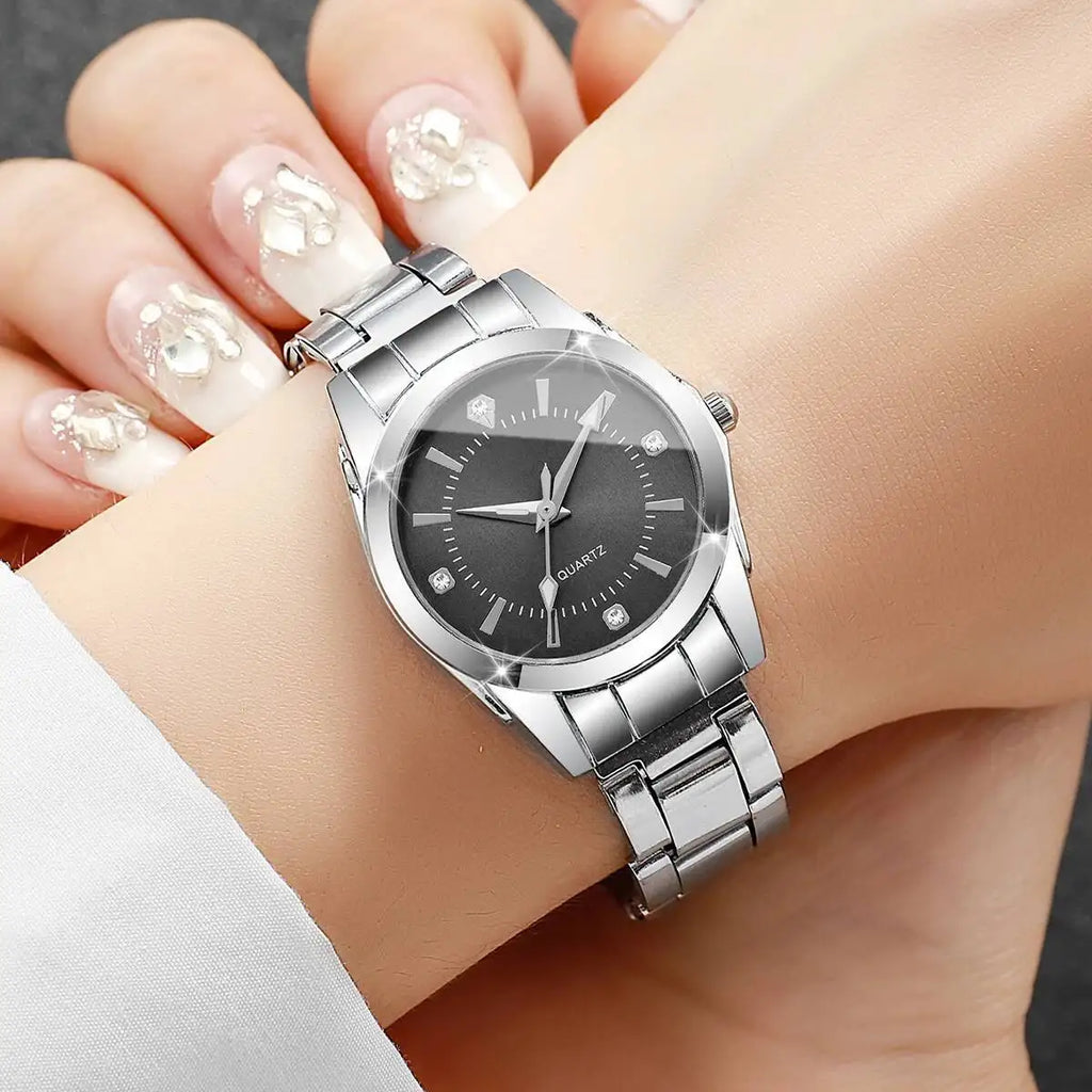 Luxury Rhinestone Women Watches Casual Quartz Wrist Watches For Ladies Clock Reloj Mujer（Without box） - Sun Studio