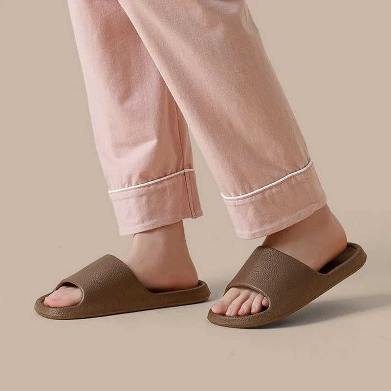 Summer NEW Slippers For Men Women Eva Soft Bottom Slippers Indoor House Slides Flat Sandals Outdoor Beach Shoes Man Flip Flops - Sun Studio