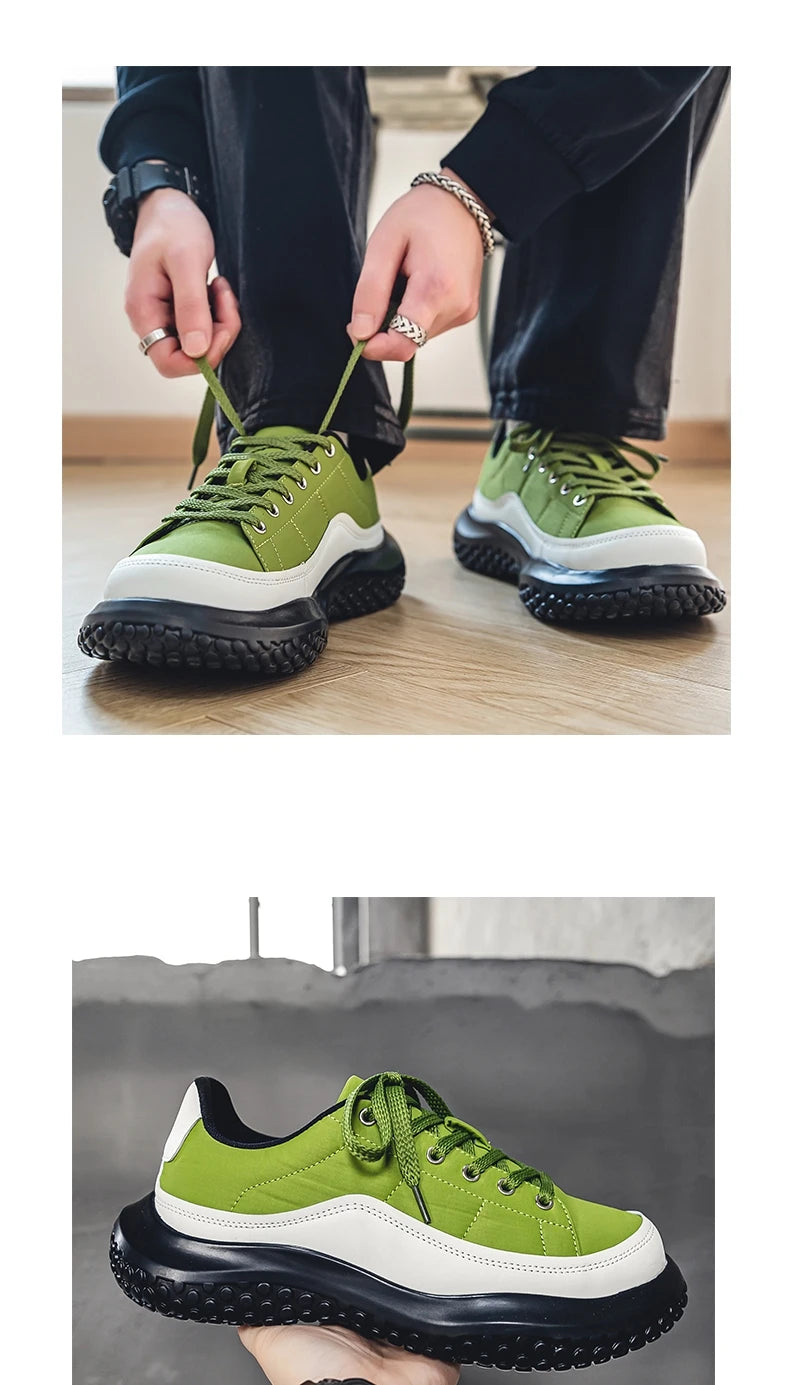 2025 Men Canvas Shoes Casual Shoes Street Fashion Youth Flat Skate Shoes Sneakers Loafers New Summer Breathable Comfortable Wild - Sun Studio