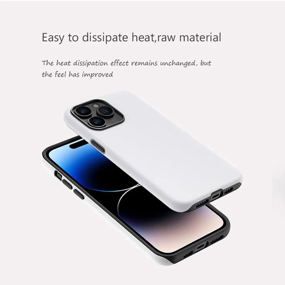 Luxury Clmj Brown White Mottled Phone Case for iPhone 17 16e 16 15 14 13 12 11 X XS XR XSMAX Air Pro Max Plus Double-layer Cover - Sun Studio