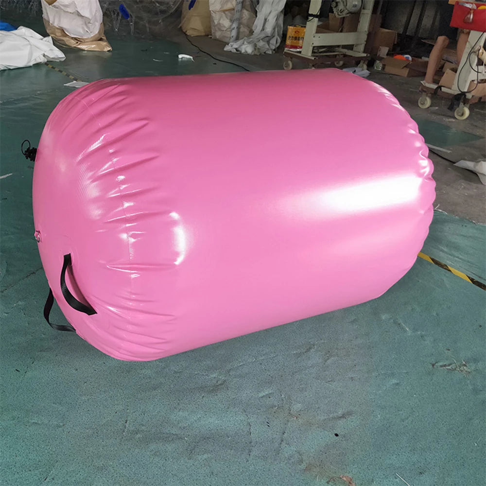 100x85cm Inflatable Air Roll Gymnastics Cylinder Training Sport Fitness Air Mat Roller Barrel Airtrack Yoga Exercise Girls Gift - Sun Studio