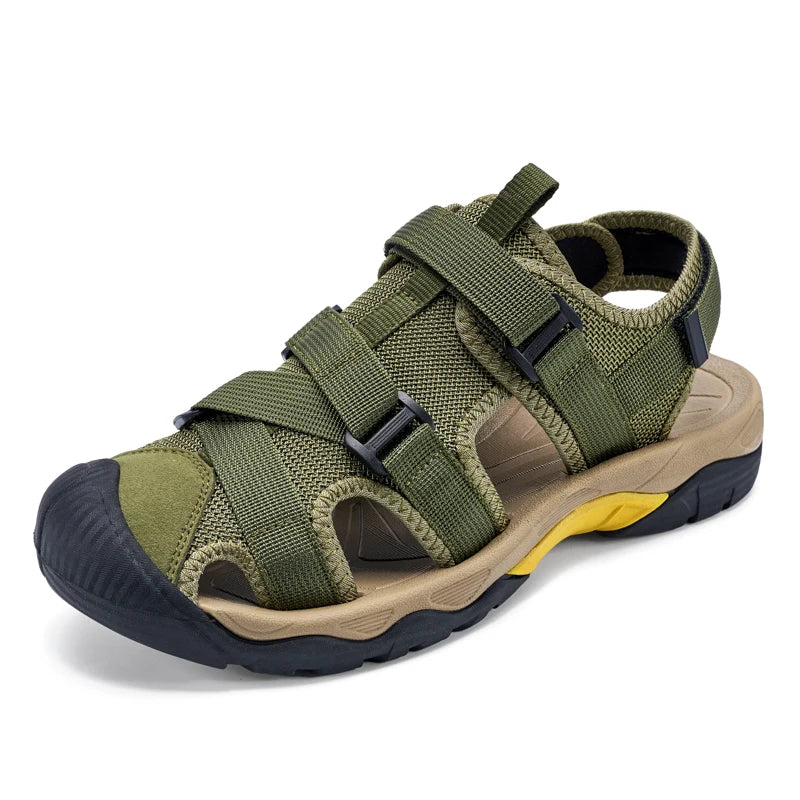Summer Men Sandals Fashion Men's Casual Shoes Breathable Outdoor Beach Water Sports Shoes Non-slip Man Trekking Toursim Sandals - Sun Studio