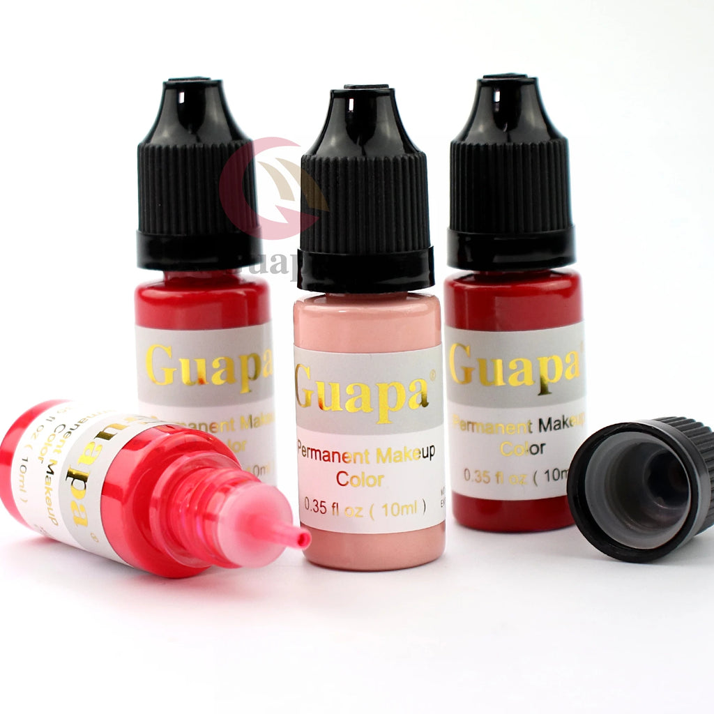 10ML Tattoo Ink Micro pigment Lip Eyebrow Permanent Makeup Pigment Tattoo Supplies for Tattoo Eyebrow Eyeliner Lip - Sun Studio