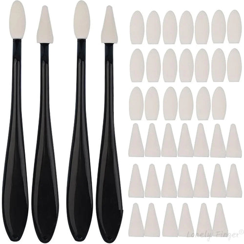4pcs Paper Art Blending Stumps, Sketch Erase Sponge Wiper, 2 Head Types, 40 Replacement Sponge Wipes, Sketch Drawing Tools - Sun Studio