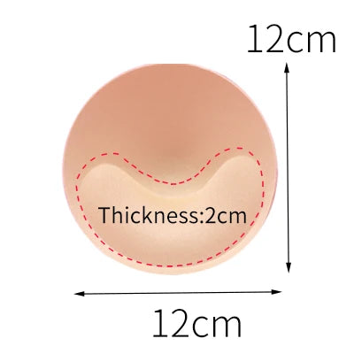 1pair Sponge Inserts In Bra Padded for Swimsuit Breast Push Up Fill Brassiere Breast Patch Pads Women Intimates Accessories - Sun Studio