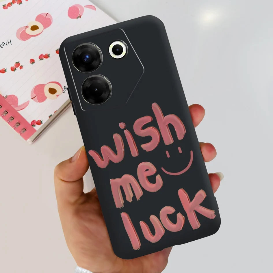For Tecno Camon 20 Pro 5G Case 2023 Cute Love Heart Football Slim Cover Soft Silicone Funda For Tecno Camon20 Pro 5G CK8n Bumper - Sun Studio