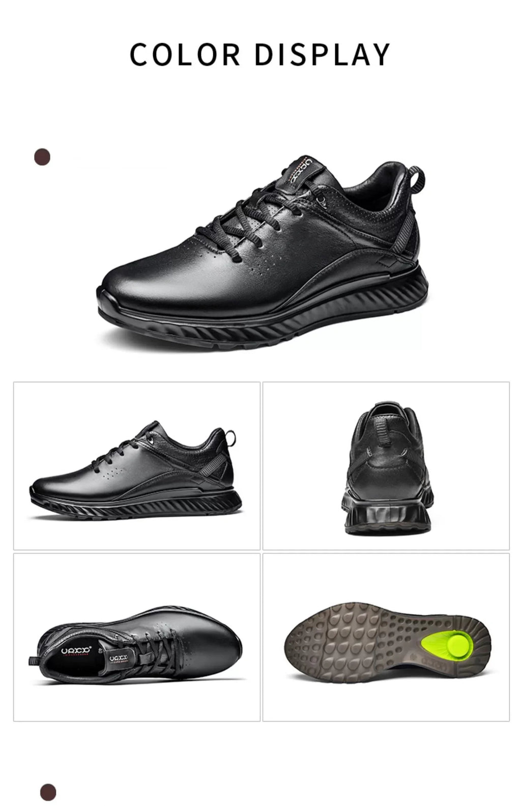 High-end Genuine Leather Men Shoes Outdoor Casual Sneakers Shoes Non-Slip Business White Board Shoes For Men zapatos para hombre - Sun Studio