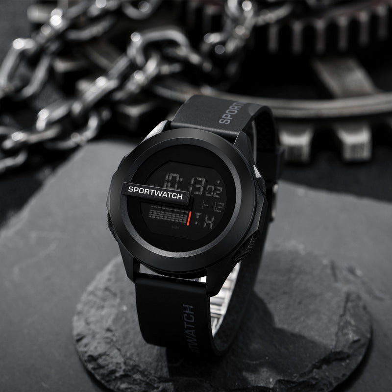 Men's Sports Watches Luxury Digital Watch Stopwatch Luminous Date Week Multifunction Fitness Electronic Wristwatch Reloj Hombre - Sun Studio