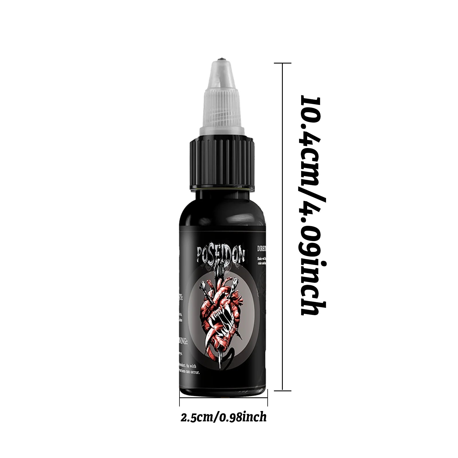 POSEIDON 30ML 5 Color Tattoo Ink Professional Longlasting Tattoo Pigment Permanent Body Art Pigment Tattoo Ink Tattoo Supplies - Sun Studio