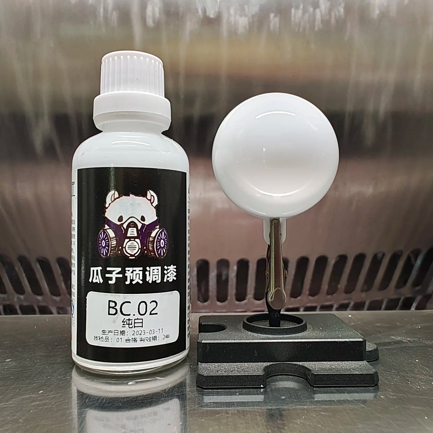 Paint Pure White Spray Coating Airbrush No need  Dilution Oiliness Required Model Coloring Basic Color DIY  BC.02 50ml - Sun Studio
