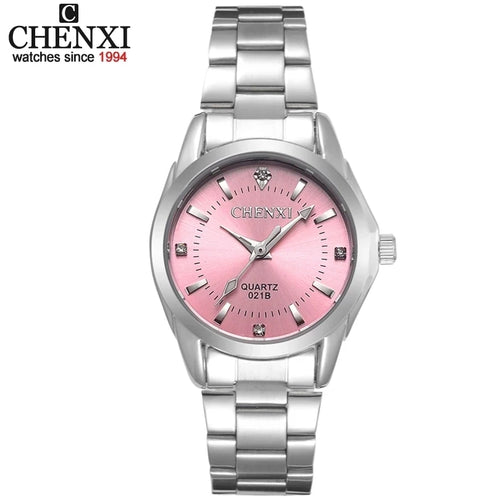 6 Colors CHENXI Brand Watch Luxury Women's Casual Watches Waterproof Watch Women Fashion Dress Rhinestone WristWatch CX021B - Sun Studio