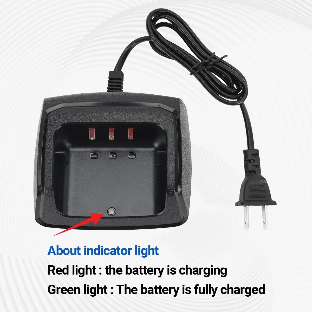 Baofeng UV 13 Battery Charger For Walkie Talkie UV K5M UV K5 Plus UV 8R Base Desktop Charger Station Two Way Radio Accessories - Sun Studio