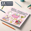 Pink Coloring Book for Adults - Mindful Picture Book for Stress Relief and Relaxation Perfect Gift for Birthdays and Parties - Sun Studio