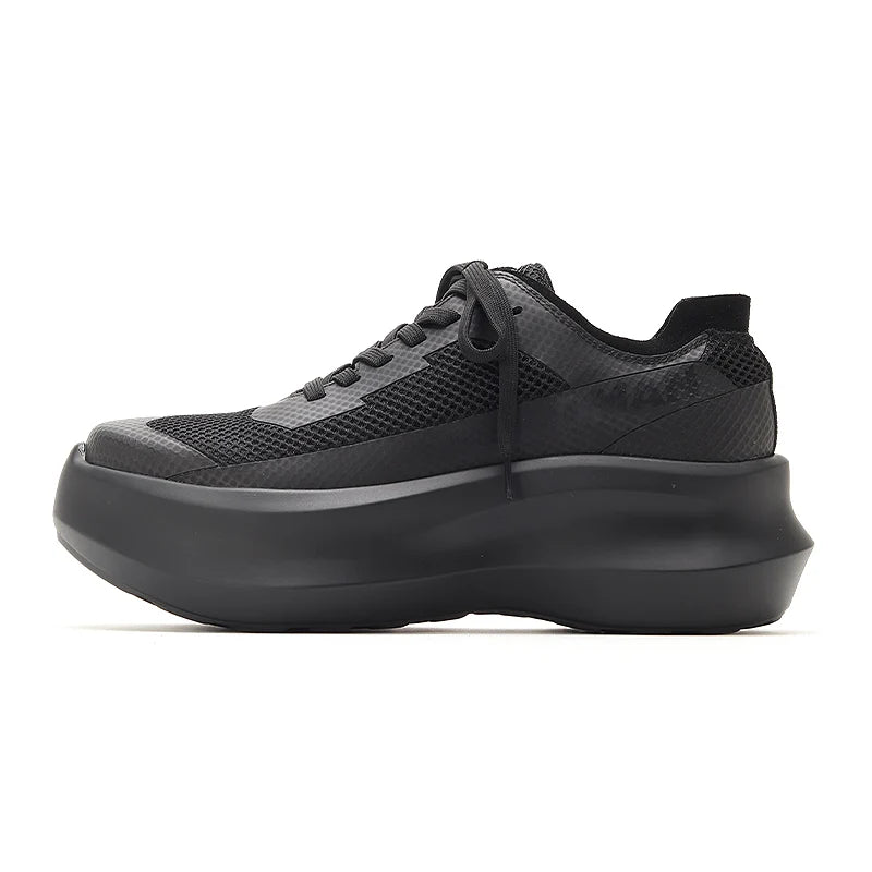Summer New Mesh Shoes Men's Height 7CM Casual Breathable Dad Shoes Sponge Cake Shoes Thick Bottom Trendy Sports Shoes - Sun Studio