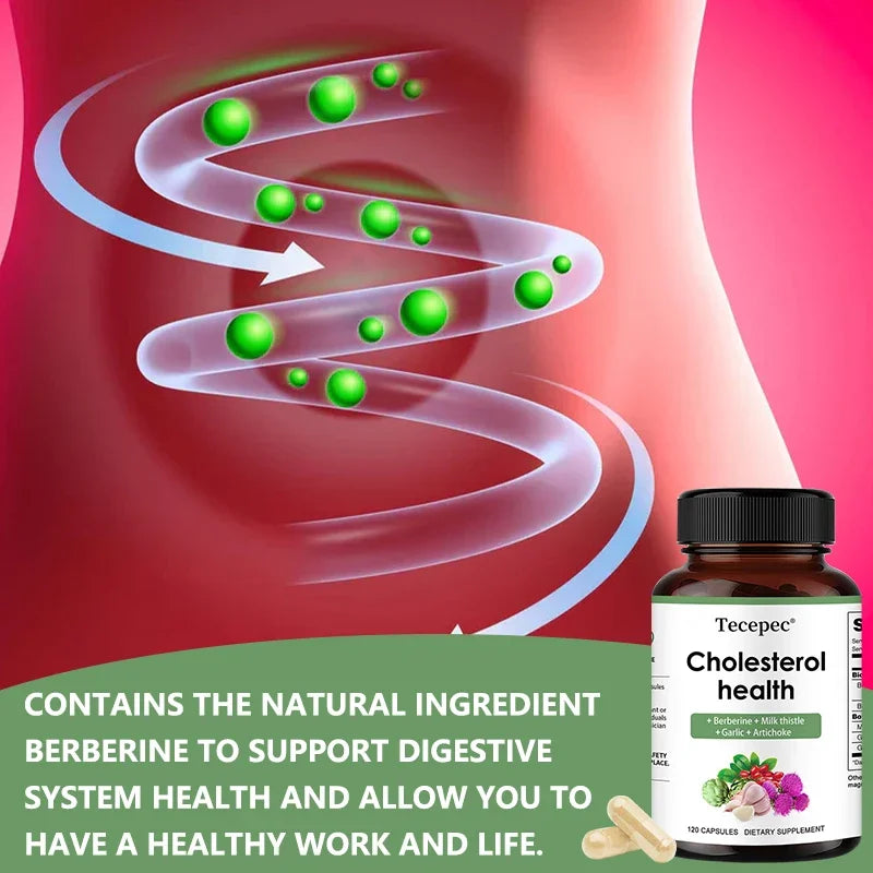 Cholesterol Supplements - Improves Blood Circulation, Supports Cardiovascular Health, and Strengthens The Immune System - Sun Studio
