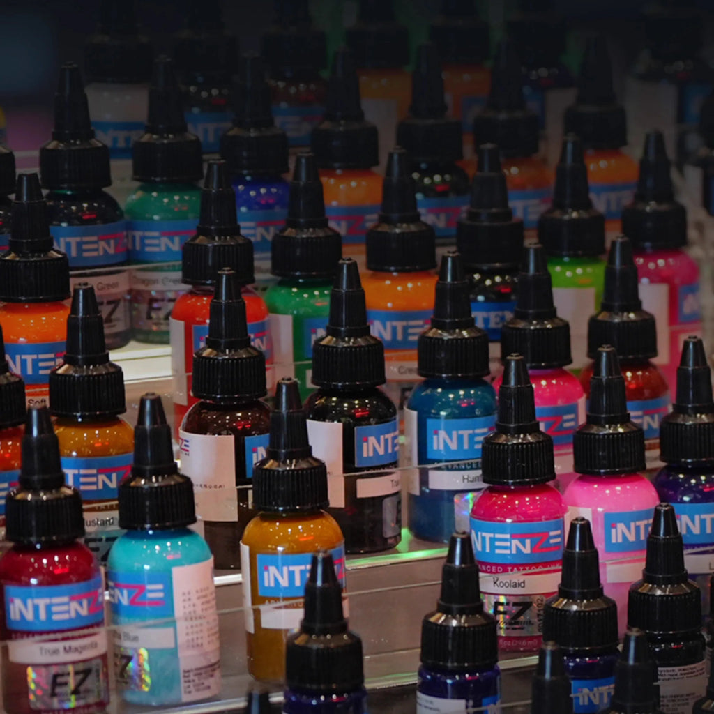 1oz INTENZE Tattoo Permanent Tattoo Pigment Permanent Body Art Tattoo Supply Professional Quality Semi-Permanent Skin Supply - Sun Studio