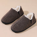 Gacimy Winter Cotton Shoes For Men Women Outdoor Warm Non-slip Flat Plush Slippers Couple Indoor Comfortable Fluffy Home Slides - Sun Studio