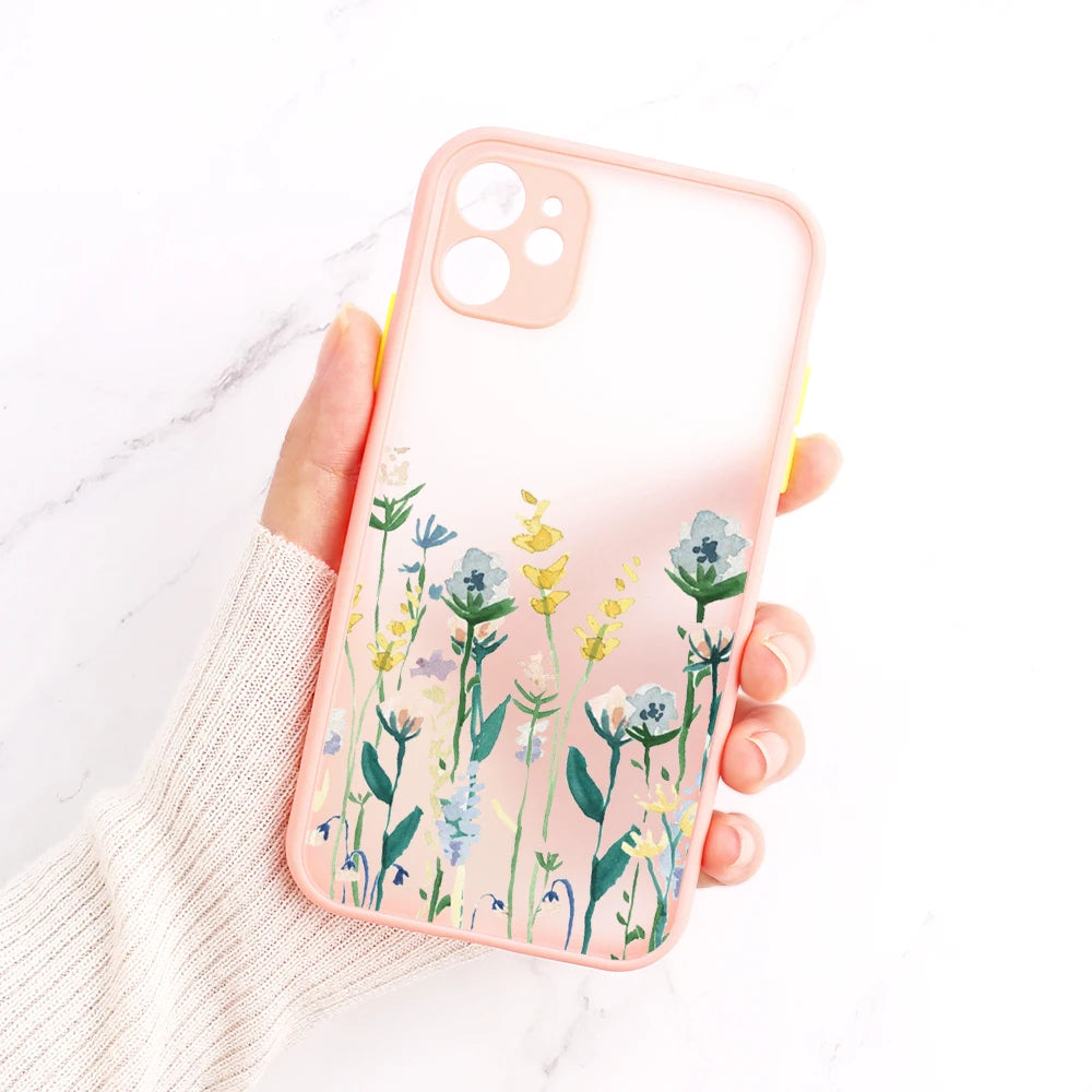 Funda For iPhone 11 Case iPhone 15 14 13 12 11 Pro Max Phone Cases iPhone 15 Plus 7 8 X XS Max XR SE 2020 2022 Funda Matte Cover