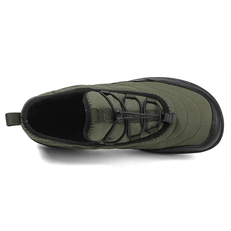 Neue Winter Warme Schnee Barfuß Freizeit Schuhe Wasserdicht Rutschfest Damen Herren Wanderschuhe Outdoor Warme Fell Arbeit Knöchel Schuhe Große Größe