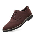 Men's Casual Business Lace-Up Hiking Work Shoes Classic Comfortable Wear-Resistant Soft-Soled Men's Shoes - Sun Studio