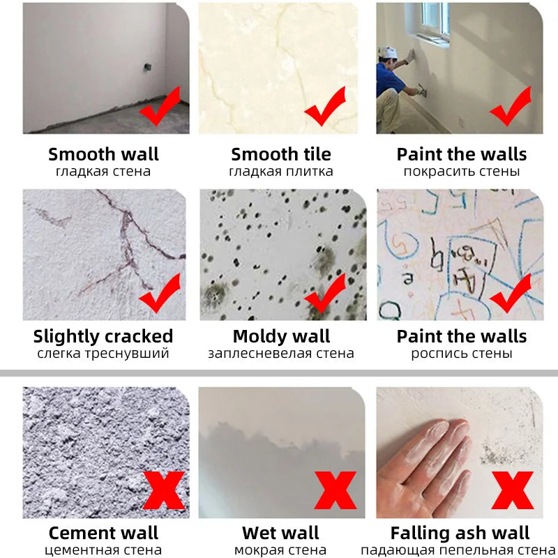3D Self-Adhesive Wallpaper 70cm*1/5/10m Continuous Waterproof Brick Wall Stickers Living Room Bedroom Children's Room Home Decor - Sun Studio