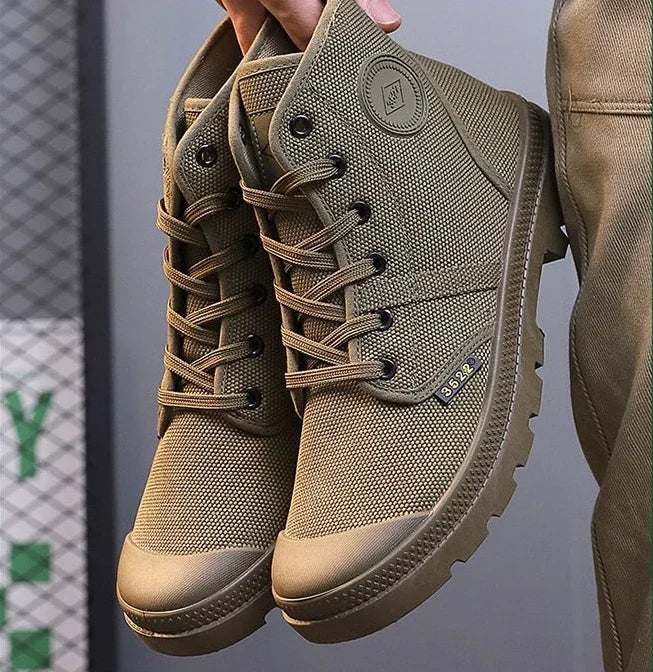Male Shoes Hiking Outdoor Rubber Men's Boots Lace Up Original Deals Vintage In Promotion Y2k Offers Trendy 2025 Footwear New - Sun Studio