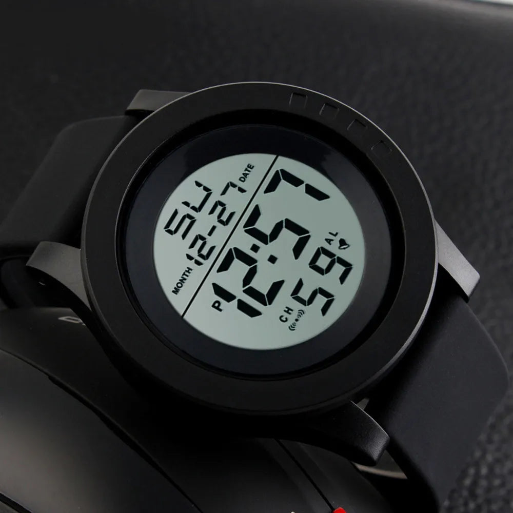 YIKAZE Men's Sports Watch luminous Waterproof Alarm Clock Man Digital Watches Multifunction Military Electronic Wristwatch - Sun Studio