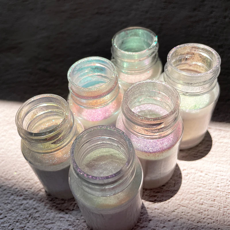 Chameleon Pigments Acrylic Powder Coating Dye Magic Discolored Pearlescent for Crafts Car Automotive Painting Decoration Arts - Sun Studio